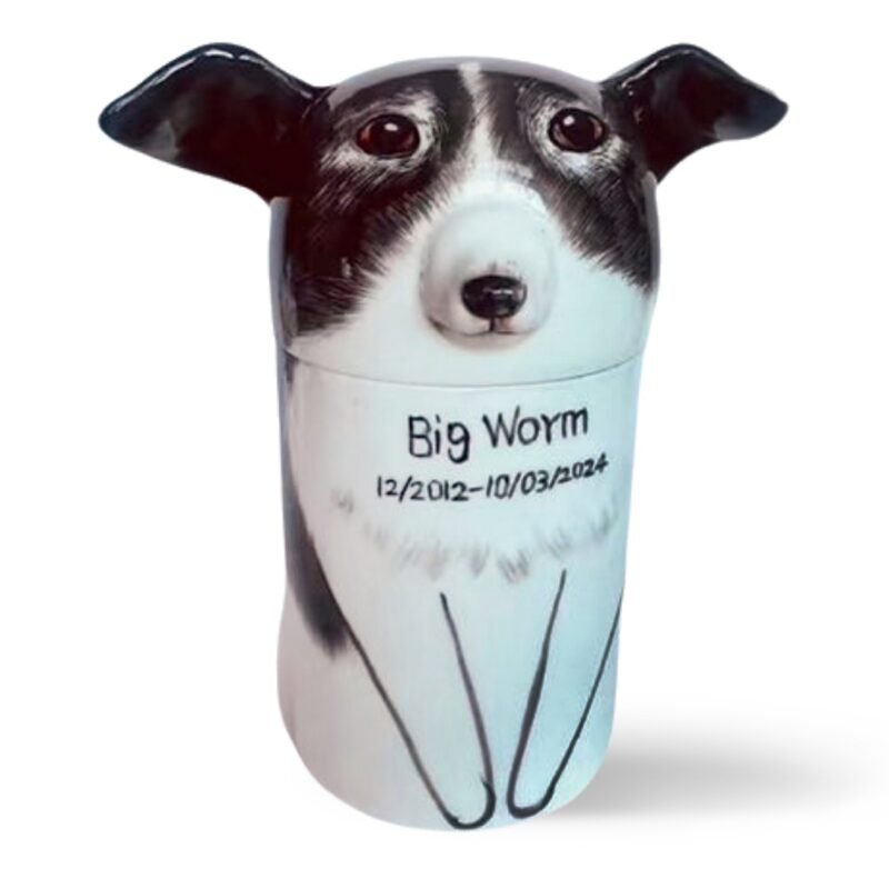 Small Size,Dog within 25KG. Custom Painted Ceramic Pet Dog. Suitable for Small sized pet dogs. Chihuahua、Pomeranian、Poodle、Yorkshire Terrier、Maltese、Bichon Frise、Shih Tzu、French Bulldog