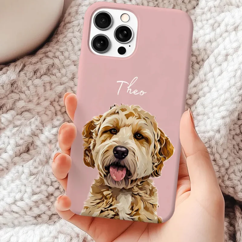 Custom Pet Phone Case Using Pet Photo + Name - Image 2