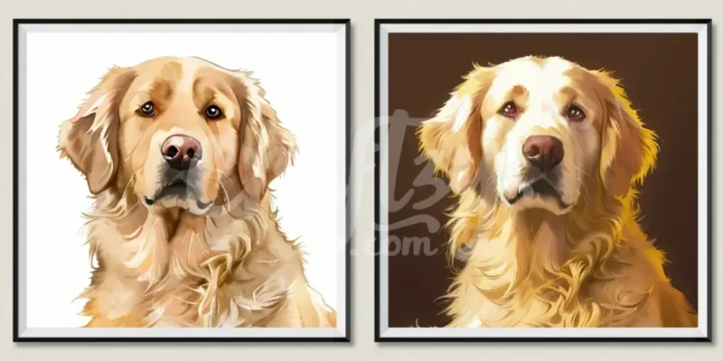 Custom Pet Portrait Digital Photos Gift, Printable Wall Art Prints for Mom Dad, Unique Digital Download Files - Image 12