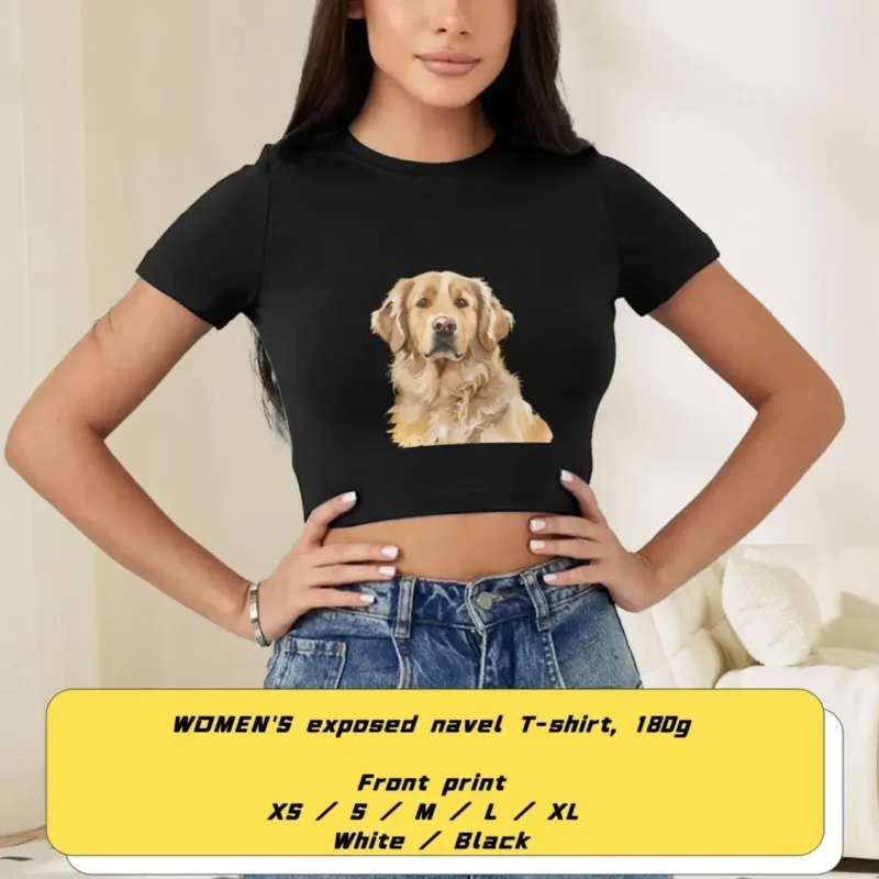 Pet Portrait Custom T-Shirt | Women's Customizable Tee | Men's  Personlized Tshirt - Image 3