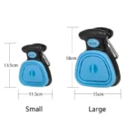 dog poop scooper with bag attached​，dog buddy pooper scooper​,blue