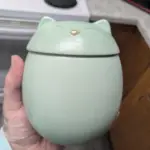 Simple cat lid Ceramic Urn for Pets,2 Sizes,5 Colors photo review