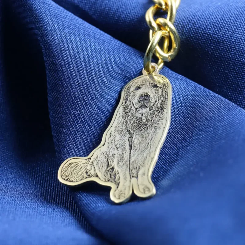 il_fullxfull.3535381042_swid Dog Tag Keyring,Dog Photo Keyring,Keyring Cat, Pet Keychain with Portrait Sliver