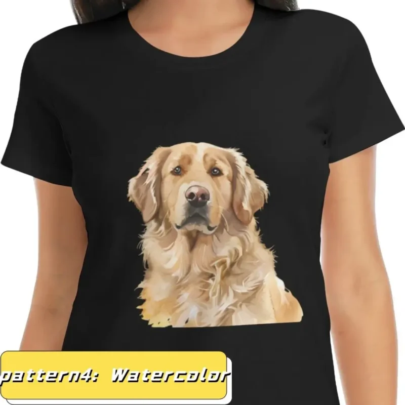Pet Portrait Custom T-Shirt | Women's Customizable Tee | Men's  Personlized Tshirt - Image 10