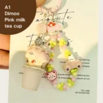 A1 Dimoo Pink milk tea cup