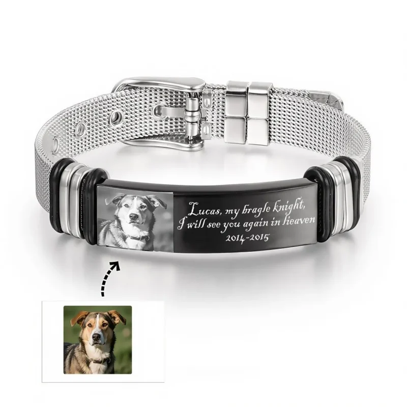 Custom Pet Portrait Charm Bracelet1 custom pet bracelet,customized pet bracelet