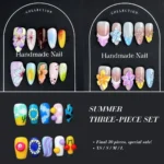 Press-on nails - Summer three-piece set Press-on-nails-Summer-three-piece-set