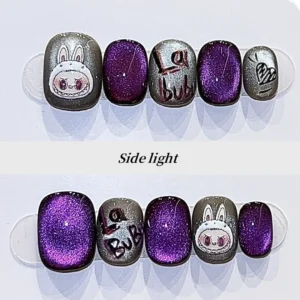 labubu nails,labubu nail art,labubu Press-on nails