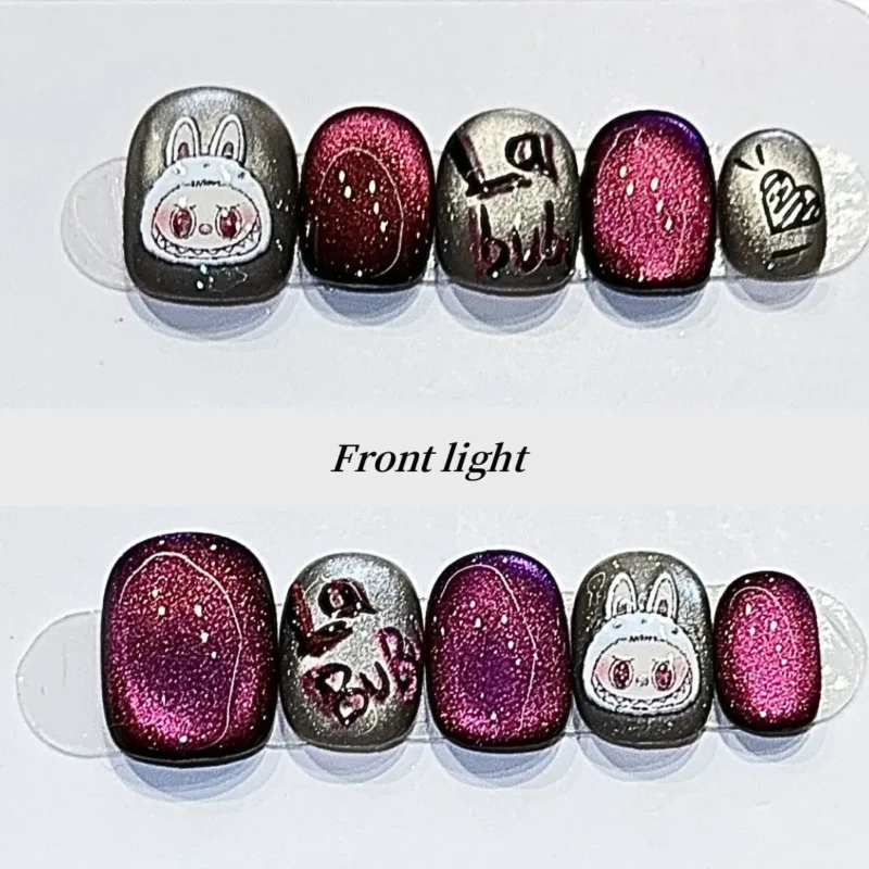 labubu nails​,labubu nail art​,labubu Press-on nails