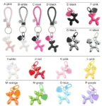 16 COLORS, Balloon Dog Keyring, Balloon Dog keychain 9 16 COLORS, Balloon Dog Keyring, Balloon Dog keychain 1