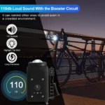 2-in-1 Bicycle Light and Horn 4 2-in-1 Bicycle Light and Horn – 110dB horn, COB LED light, IPX5 waterproof, rechargeable. Tool-free install for all bikes.