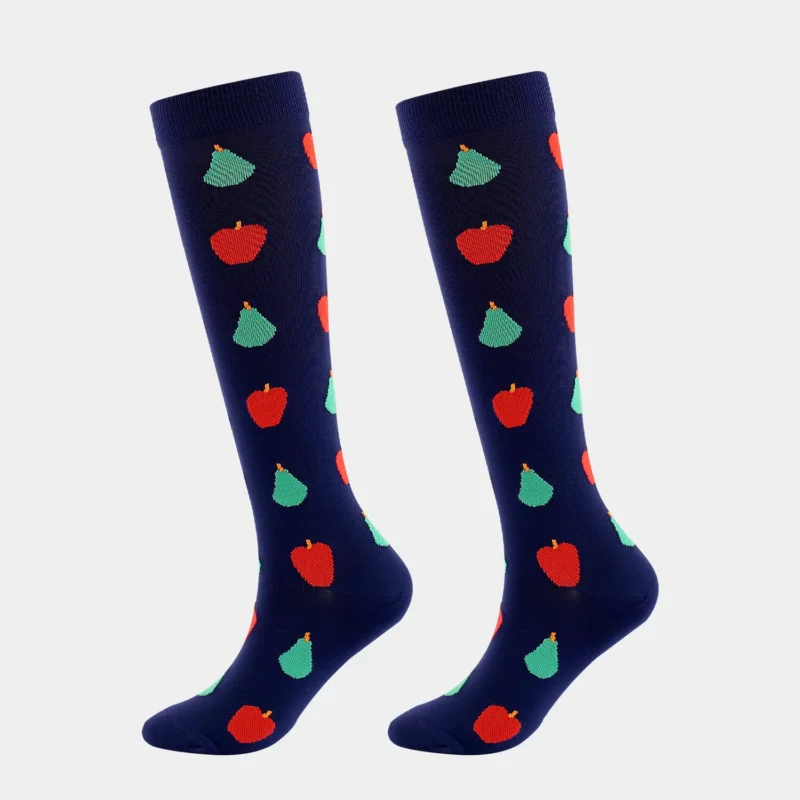 Apple-Socks-for-Shin-Pads​-Sports-Socks-Long​