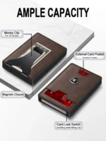 Business Card Holders Men 8 Ultra-slim Business Card Holders Men with RFID blocking. Quick card access, multi-functional storage, sleek design. Perfect for daily use and gifting.