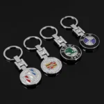 Car Logo Keychain (15 brands: BMW, Audi, Mercedes-Benz, etc.)—crystal rhinestones + steel. Sparkling, durable, perfect for car lovers & gifting. Meta Description: