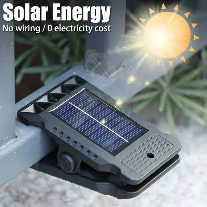 Outdoor Solar Clip-On Light with Motion Sensor – solar-powered, tool-free install, weather-resistant. Bright LED, auto-on/off—ideal for gardens/pathways.