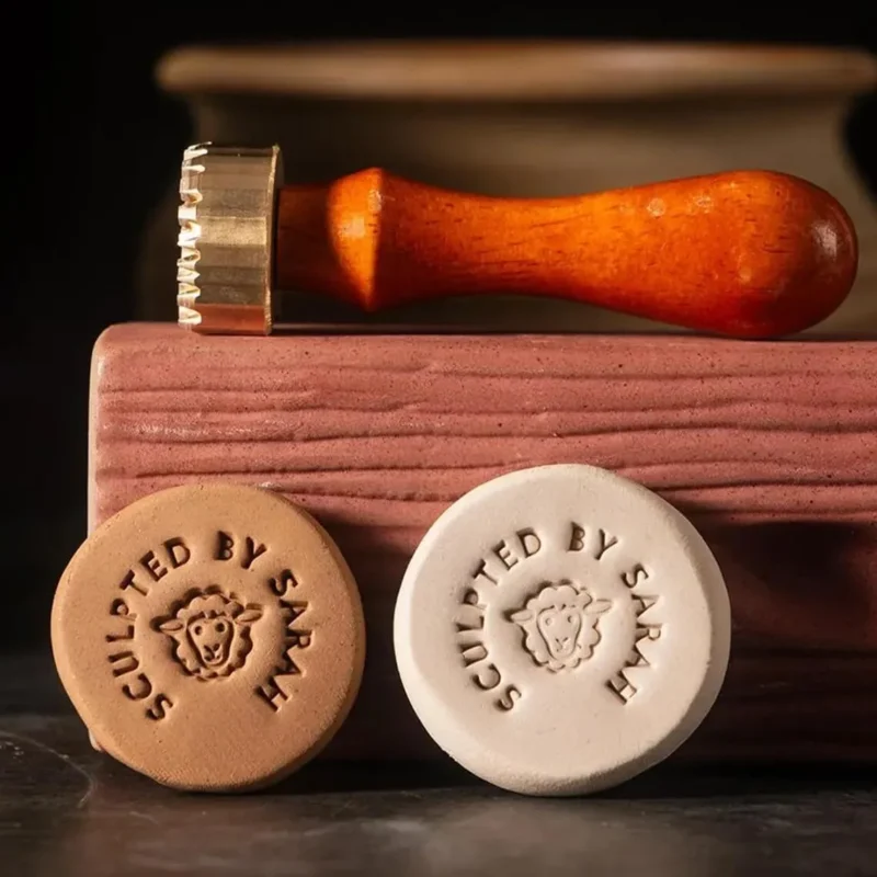 Custom Pottery Stamps​, Personalize Clay Stamps Letter Stamp for Clay with Your Own Design