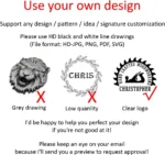 Custom Pottery Stamps​, Personalize Clay Stamps Letter Stamp for Clay with Your Own Design