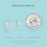 Dachshund Hoop Earrings​,Silver Dachshund Earrings​ 6