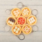 Dimsum Keychain, Mini Dimsum Toy, Pack of 10 2 Dimsum Keychain, Mini Dimsum Toy, Pack of 10