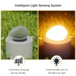 Garden Decor Solar Lights​,Pebble Lights​,Solar Garden Lights Outdoor Pebble Shape