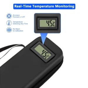 Insulin Pen Travel Case Cooler​, Cooling Case For Insulin​– Real-Time Temp Display TSA-Approved Compact Reliable 18