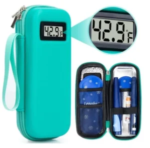 Insulin Pen Travel Case Cooler​ cyan