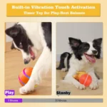 Interactive Dog Toys​ Dog Ball, Durable Motion Activated Automatic Rolling Ball Toys for/Small/Medium/Large Dogs