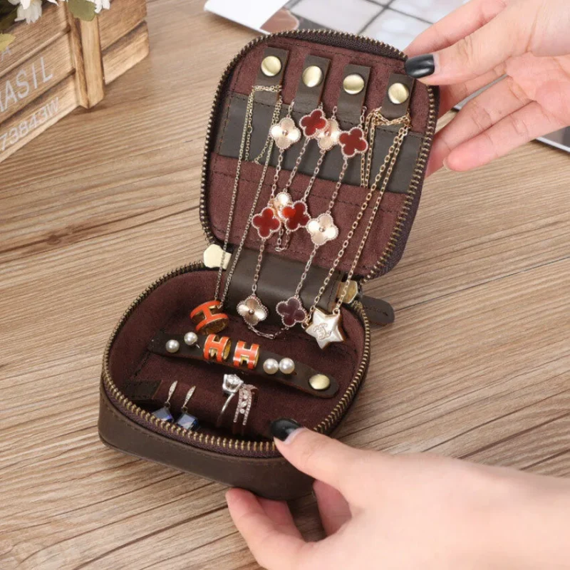 Leather Jewelry Box Travel​, Custom Travel Jewelry Box 1