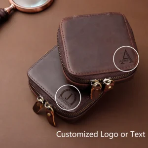 Leather Jewelry Box Travel​, Custom Travel Jewelry Box 1