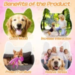 3-pack Octopus Dog Toys – plush, 12.6 inches, with squeakers. 4 colors (blue, green, orange, purple). Great for dogs/cats, reduces boredom, gentle on gums.