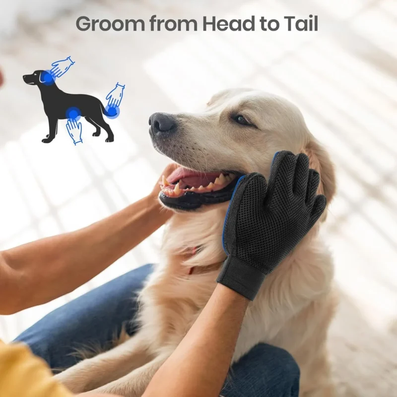 Pet Grooming Glove, Pet Grooming Gloves For Dogs ,For Cats 4 Pet Grooming Glove, Pet Grooming Gloves For Dogs ,For Cats