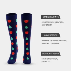 Socks for Shin Pads – long sports socks with compression support. Anti-fatigue, breathable, durable – ideal for sports and daily wear.