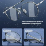 Ultrasonic Glasses Cleaner 3 Ultrasonic Glasses Cleaner – 450ml portable machine. Cleans glasses, jewelry, makeup brushes with tap water. Easy, durable, space-saving.