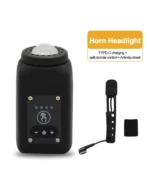 black 2-in-1 Bicycle Light and Horn 7 black 2-in-1 Bicycle Light and Horn 7
