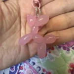 New-16 COLORS, Balloon Dog Keyring, Balloon Dog keychain​,Cute Puppy Keychains, Bag Pendants, Accessories for Backpack, Handbag, Car Keys photo review