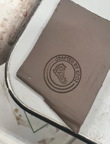 Custom Pottery Stamps​, Personalize Clay Stamps Letter Stamp for Clay with Your Own Design, 0.5~3.0Inch photo review