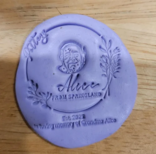 Custom Pottery Stamps​, Personalize Clay Stamps Letter Stamp for Clay with Your Own Design, 0.5~3.0Inch photo review