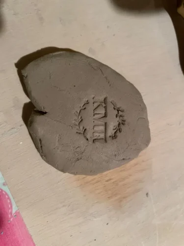 Custom Pottery Stamps​, Personalize Clay Stamps Letter Stamp for Clay with Your Own Design, 0.5~3.0Inch photo review