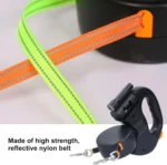 craflzy Dual Dog Leash 4 Dual Retractable Reflective Dog Leash With LED Light