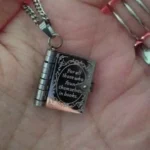 Locket Book Necklace​,Book Charm Necklace​, Book Necklace​, Custom Book Necklace​ photo review
