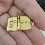 craflzy-Locket-Book-Necklace​Book-Charm-Necklace​-Book-Necklace​-Custom-Book-Necklace​