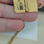 Locket Book Necklace​,Book Charm Necklace​, Book Necklace​, Custom Book Necklace​ photo review