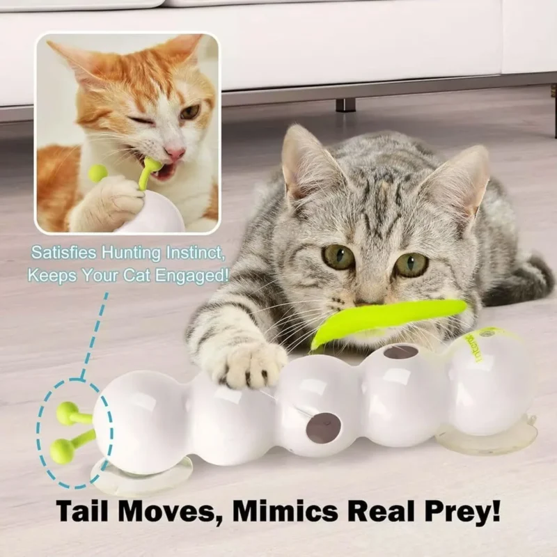 craflzy smart caterpillar cat toy, Smart Motion Cat Toy With Worm Design 5 craflzy smart caterpillar cat toy, Smart Motion Cat Toy With Worm Design