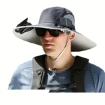 hat with solar powered fan​ A
