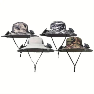 hat with solar powered fan​ A