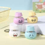 Keyboard Keychain (6PCS) — mini mechanical clicker toys for stress relief. Durable, portable, colorful—ideal for adults, great as gifts.