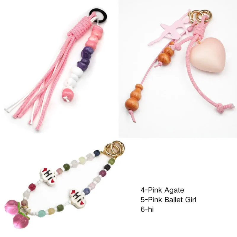 17 cute styles: Choose from fruits, hearts, daisies, letters, and more (e.g., Banana Strawberries, Demon's Eyes). 3 pcs per kit: Lightweight (1.62oz/pc), 8.5 inches long—easy to attach to bags/backpacks. Stylish accessory: Blends Boho-chic with trends, perfect for casual/office/summer looks. Great gift: Chic packaging, ideal for birthdays/anniversaries—loved by fashion fans.