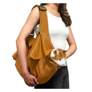 Cat Carrier & Restraint Bag—Large (10–19lbs), 3 Colors. Travel-Friendly, Grooming Access, Durable Cotton. Vet/Grooming/Travel Use!